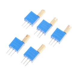 5PCS 3296W Multi-turn Adjustable Potentiometer 1K2K5K10K20K50K100K200K500K1M Metal Shaft Long Handle