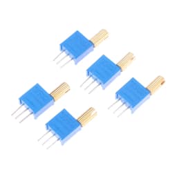 5PCS 3296W Multi-turn Adjustable Potentiometer 1K2K5K10K20K50K100K200K500K1M Metal Shaft Long Handle