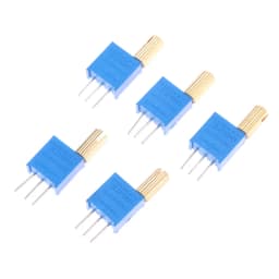 5PCS 3296W Multi-turn Adjustable Potentiometer 1K2K5K10K20K50K100K200K500K1M Metal Shaft Long Handle
