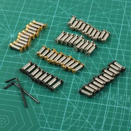 10sets M4 Nut Flat Hex Head screws For DIY Knife handle Making material Fastener Bolt Rivets Scale Screws