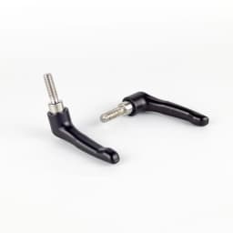 M8 Black AISI304 Stainlesss Steel Clamping Handle Tension Levers ,Solid Adjustable Handle