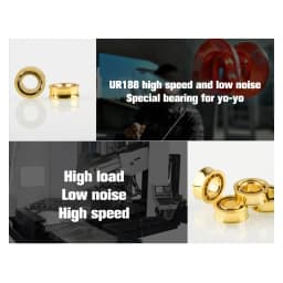 Yoyo Bearing 10Pcs/Bag R188 Responsive Unresponsive Bearings for YoYo Professional Metal Ball Bearing Parts
