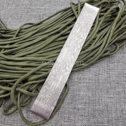 1piece VG10 Sandwich Damascus Steel for DIY Knife Making Flowing Water Pattern Steel Knife Blade Blank Has Been Heat Treatment