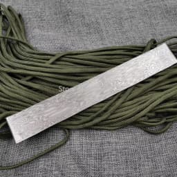 1piece VG10 Sandwich Damascus Steel for DIY Knife Making Flowing Water Pattern Steel Knife Blade Blank Has Been Heat Treatment