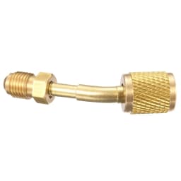 R410a Adapter 5/16" SAE Female to 1/4" SAE Male High Strength Air Conditioning Split Ductless Service Port Adapter