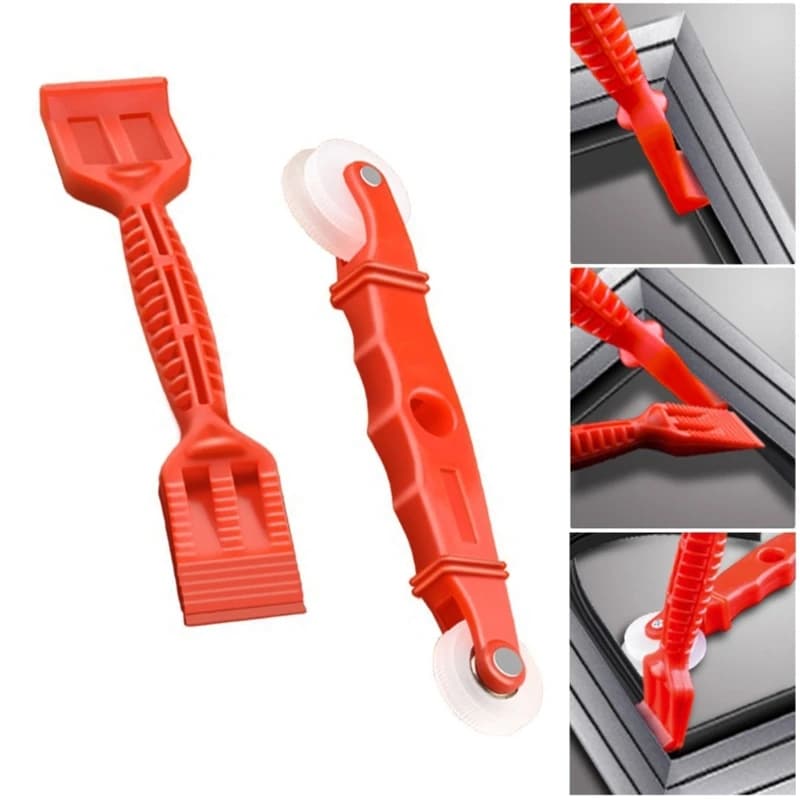 Set of 2Convenient Screen Rolling Tool Glazing Shovel Spline Roller Window Installation Tool Improve Seal Performances