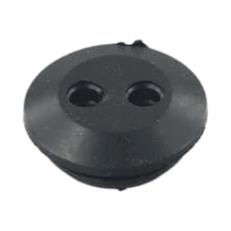 6Pcs Rubber Grommet 2 Holes Fuel Tank Seal Grommet Fuel Tank Rubber Grommet For Hedge Trimmer Brush Cutters Garden Supplies
