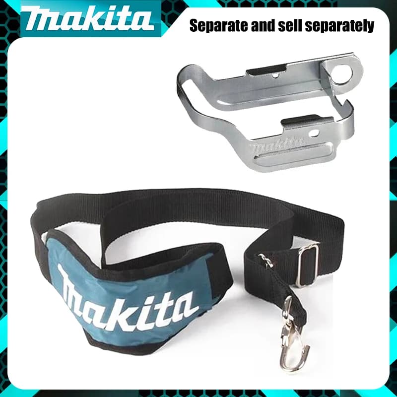 Makita 161464-4 Shoulder Strap Single Hook 197940-2 Metal Clip Hook Highly Durable Impact Sold Separately Power Tool Accessories