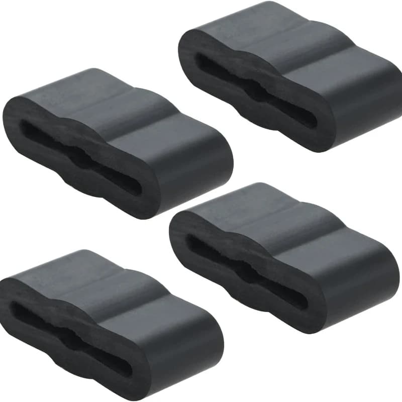 4Pcs Black Dishwasher Sleeve Friction Pad 8268961 Fit For Whirlpool Kenmore Maytag Amana Replaces WP8268961 PS731965 WP8268961VP