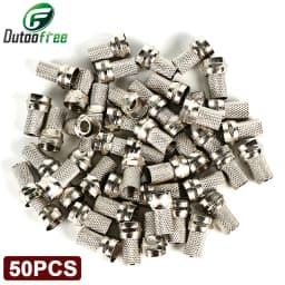 50PCS/Set High Quality RG6 F Type Coaxial RF/AV Signal Cable Connector Terminals Plugs
