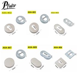 1Pcs 304 Stainless Steel Split Lock Cover Interior Door Lock Cylinder Accessories Decorative Cover