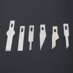 10PCS Stainless Steel Blades with Handle Wood Cutting Engraving Tool Set Mobile Phone BGA IC Chip Glue Removal Repair Hand Tools