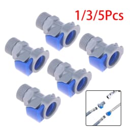 1/3/5PCS M10 To M15*1 Quick Connect Hose Connector Kitchen Faucet Hose Connector Water Hose Pipe Tap Connector Faucet Adapter