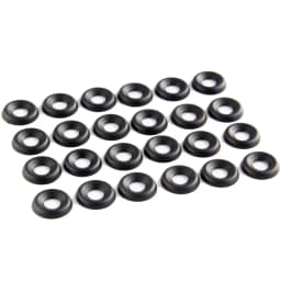 24pcs Countersunk Finishing Washer Steel Black Oxide Hand Tool Parts