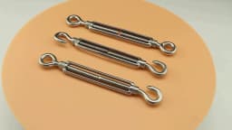 M5~M24 Turnbuckle 304 Stainless Steel Wire Rope Tension Device Shading Net Tarpaulin Installation DIY Tools Flange Bolt Hook