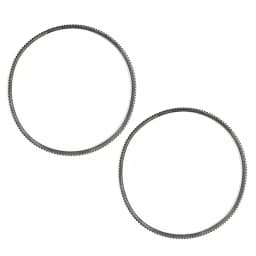 2pcs 5M375 Lathe Belt Elasticity Mute Replacement Lathe Belts For Most Bore 38mm Metal Mini Lathe Motor Power Tool Accessories
