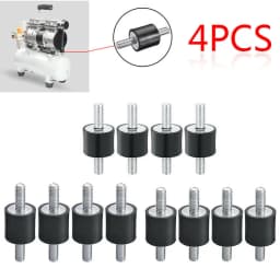 4 X Rubber Buffer Set Vibration Damper Silent Block Rubber Metal Buffer  Protects Against Vibration Interference M5 M6 M8