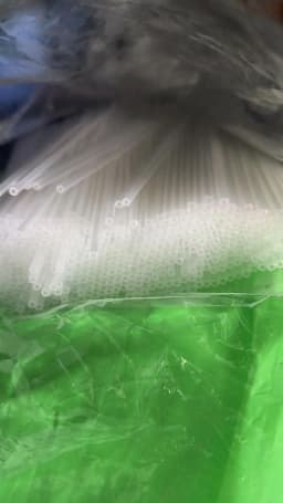 2.6mm to 7mm 100pcs Transparent Plastic Tube PP Tube PC Tube PP Plastic Tube Ball Pen Neutral Core Tube Customize