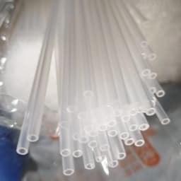 2.6mm to 7mm 100pcs Transparent Plastic Tube PP Tube PC Tube PP Plastic Tube Ball Pen Neutral Core Tube Customize