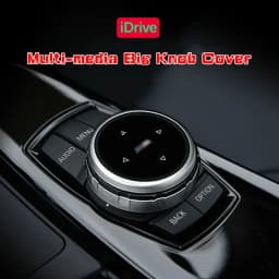 Multimedia Buttons Cover IDrive Stickers Universal Fit Vinyl Decals for Vehicle Interior Accessor