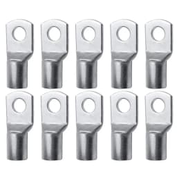 10PCS/5PCS Bolt Hole Tinned Copper Lugs Ring Crimp Terminal Wire Welding Cable Connector Suit SC16-6 SC25-8 SC35-8