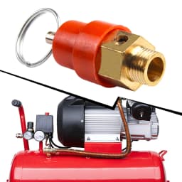 Brass 1/4" 1/8" BSP 8kg Air Compressor Pressure Safety Relief Valve 120PSI Spring Type Safety Valve For Air Pump Compressor