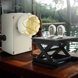 Epoxy Resin Coating Machine for Fishing Rod Wire Wrapping 0-50RPM Adjustable Speed Gluing Winding Machine