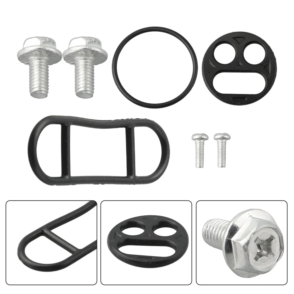 Fuel Valve Repair Kit For Kawasaki For Suzuki For ZX-9r For VULCAN 1500 DR350 Replaces 1752110001 Chainsaw Replacement Accessory