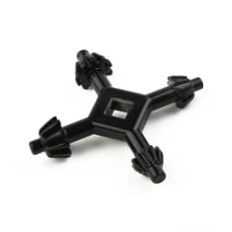 4 In 1 Multifunctional Electric Drill Key Mini Drill Chuck Keys Carbon Steel Drill Chuck Wrench Set Black For Drill Presses 3/8"