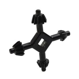4 In 1 Multifunctional Electric Drill Key Mini Drill Chuck Keys Carbon Steel Drill Chuck Wrench Set Black For Drill Presses 3/8"