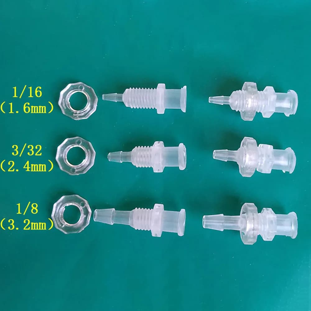 Luer Lock Adapter PP Plastic Air Valve Pipe Subpackaging Instrument Connector