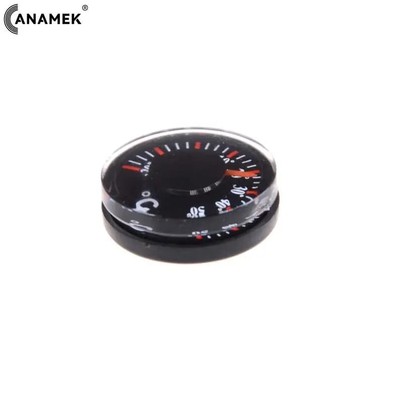 Mini Round Diameter 20mm Outdoor Waterproof Plastic Circular Car Thermometer Pointer Degrees Celsius Thermometer