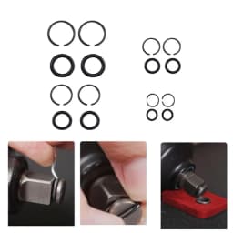 2Set Retaining Ring Clip With O-Ring Socket Impact Wrench Snap Ring 3/8" 1/2" 3/4" 1" Impact Wrench Accessories