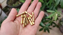 10 Sets of 6*4mm Brass Corby Bolts Fasteners Tactical Lock Rivets, Knife DIY Tool Handle Fastener Revision, EDC Knife Screw