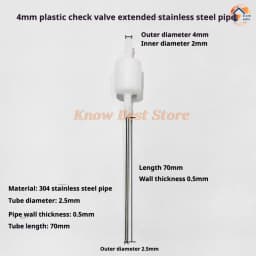 1PCS Filling Nozzle for Liquid Filling Machines 4mm 6mm 8mm 10mm 12mm Can Be Chosen