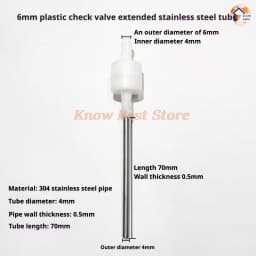 1PCS Filling Nozzle for Liquid Filling Machines 4mm 6mm 8mm 10mm 12mm Can Be Chosen
