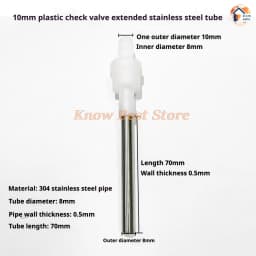 1PCS Filling Nozzle for Liquid Filling Machines 4mm 6mm 8mm 10mm 12mm Can Be Chosen