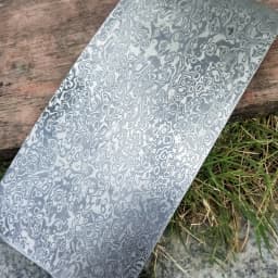 Damascus Steel Sandwich structure VG10 Clip Steel Already Quenched Blade Steel Raw materials Diy Knife 30x8.5x0.3cm
