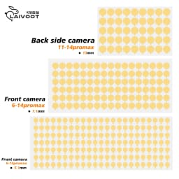 iPhone 6 - 16Pro max Camera Protection Sticker Front IR Camera Protection Sticker Rear Camera Protection Blu-ray Sticker Stes