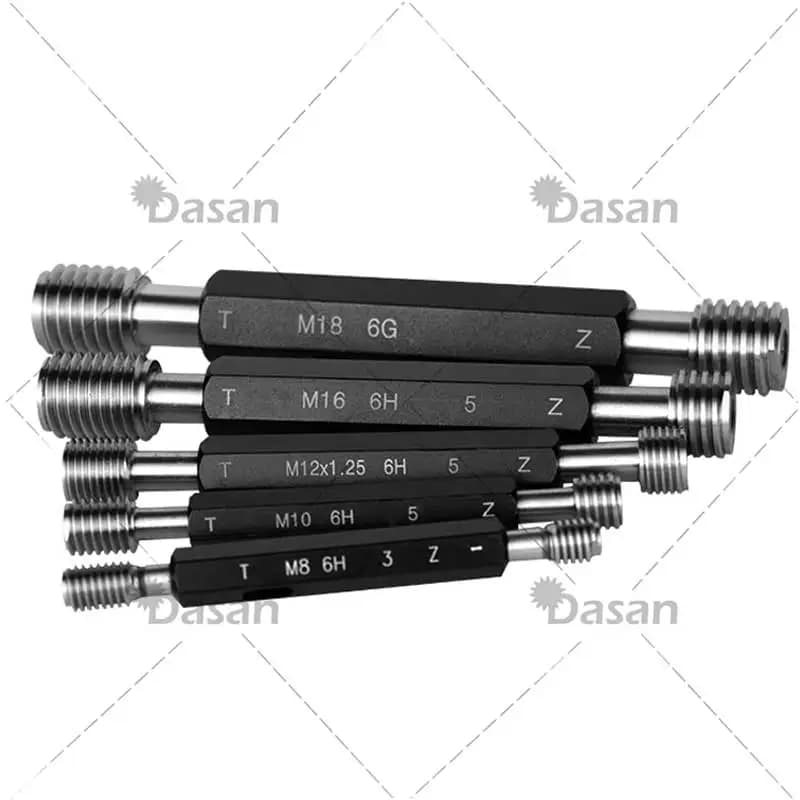 M5 M8 M10 M20 M30 Thread Plug Gauge High precision GO/NO GO Gage Metric Gauge 6H Precision Internal Screw Gage Fine