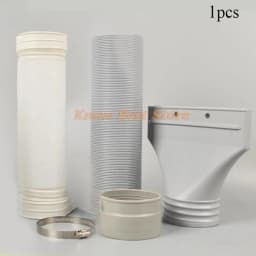 Pipe Part for Airbrush Spray Booth Exhaust Pipe Exhaust Fan Outlet Pipe Connector Air Outlet Flat Duckbill Exhaust Nozzle Hose
