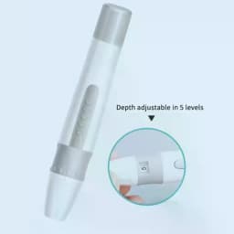 Adjustable Lancet Pen Depth Sampling Glucose Test Pen Diabetics Sensor Lancing Device Collect Accessories