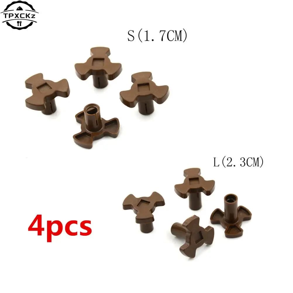 4Pcs/lot Universal Turntable Coupler Microwave Oven Turntable Roller Guide Support Coupler Tray Shaft