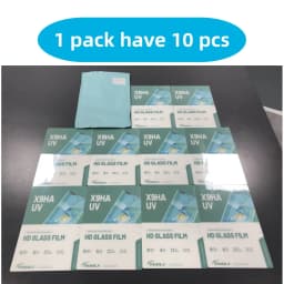 TUOLI 50pcs X9HA HD Protector Film Nano Liquid Uv Glue Tempered Glass Curing Clear Curved Screen Universal Any Type Mobile Phone