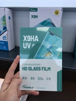 TUOLI 50pcs X9HA HD Protector Film Nano Liquid Uv Glue Tempered Glass Curing Clear Curved Screen Universal Any Type Mobile Phone