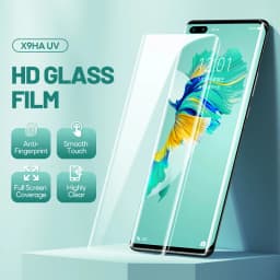 TUOLI 50pcs X9HA HD Protector Film Nano Liquid Uv Glue Tempered Glass Curing Clear Curved Screen Universal Any Type Mobile Phone