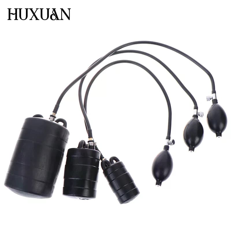 Pipe Natural Rubber Drain Air Bag Inflatable Bung Stop Plug Block Hand-operated Gasbag DN 100/75/50mm