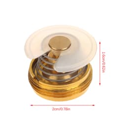 1/2/3/4/5Pcs M18 Gas Water Heater Brass Control Valve Cap Cover Linkage Valve Regulator Core Kitchen Appliances Accessories