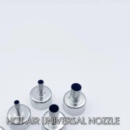8pcs/Set Stainless Steel Universal Heat Gun Nozzles Kits for Air Pump Type Hot Air Soldering Station Repair Tool Parts