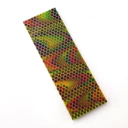 1piece C-Tek Snake Skin Honeycomb Resin Plate Patch Material for DIY Knife Making Handle Material 120x40x8mm